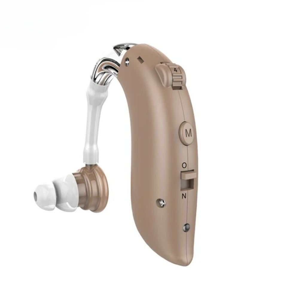Aparat Auditiv BTE Vixev, 132 dB, Baterie Reincarcabila USB-C, Solutia Ideala pentru Imbunatatirea Auzului