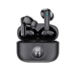 Casti Wireless VIXEV, Bluetooth 5.3, Earbuds Fara Fir, Microfon, Apel HD, Eliminare Zgomot Ambiental ,ANC, Negru