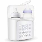 Incalzitor Biberoane Vixev, Sterilizator Multifunctional 12 in 1, Incalzire Rapida 2 Biberoane, Dezghetare, Preparare Lapte, Fierbere oua, Temperatura constanta 24H, Fara BPA, Afisaj LED, Alb