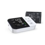 Tensiometru Digital Bluetooth Vixev cu Monitorizare a Ritmului Cardiac si Ecran Color, Alb