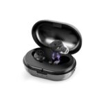 Aparat Auditiv ITE Dublu Vixev , Cutie de Incarcare, Ultra-Compact 3g, 132 dB Solutie Discreta si Puternica de Imbunatatire a Auzului