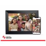 Rama Foto Digitala Inteligenta Vixev de 10 Inch cu Ecran Tactil si Aplicatie Frameo, Negru